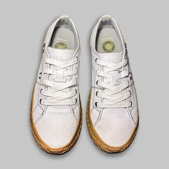 Hybrid Green Label The Rebellion Canvas White Sneakers  display picture 3